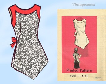 Tenue Vintage Années 1950 B30 Jupe & Haut Par Mariane Martin - Motif Robe - Neuf Non Découpé