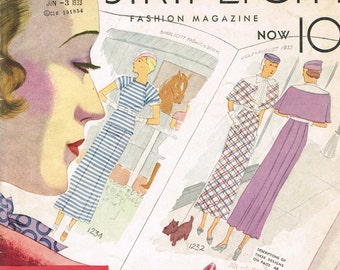 Instant Digital Download Simplicity Summer 1933 Pattern Book Ebook Catalog Magazine