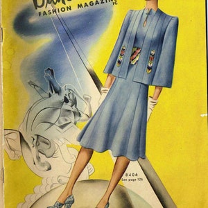 Instant Digital Download Butterick Summer 1939 Pattern Book Ebook Catalog Magazine image 1