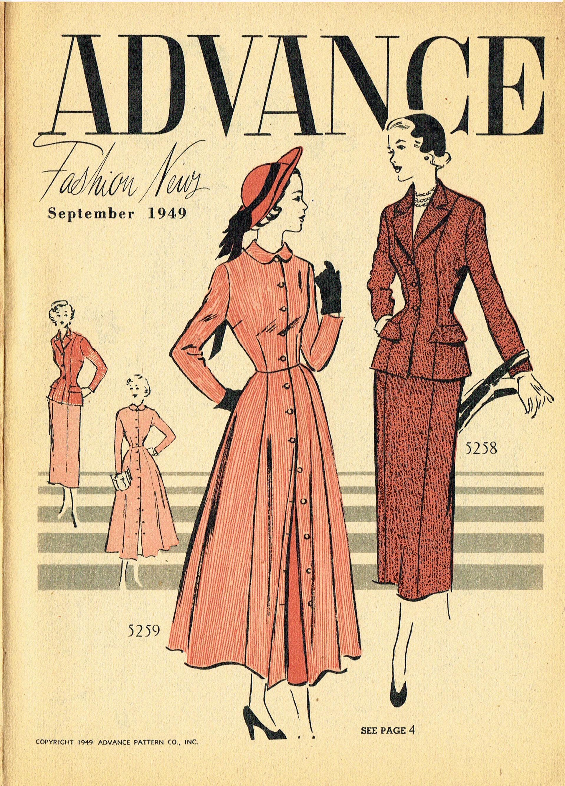 1949 Dress Pattern - Etsy 1949 Dress Pattern - Etsy