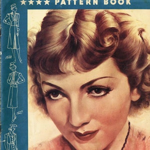 1930s Hollywood Spring 1938 Quarterly Pattern Book Magazine 48 pg Digital Download
