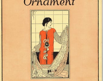 Libro de costura 417 del Instituto de la Mujer Mary Brooks Picken de los años 1920 sobre decoración de vestidos