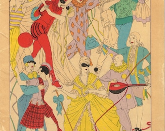 1920s Butterick Flapper Costume Pattern Catalog Fancy Dress Instant Download E-Book