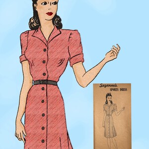 1940s Vintage Simplicity 301 Latexure Suzanne Mannequin Doll Clothes Sewing Pattern