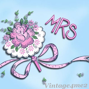 1960s Vintage Vogart Embroidery Transfer 715 His Hers Floral Pillowcases ORIG