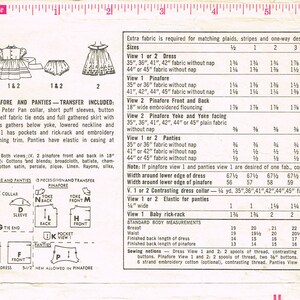 1960s Vintage Simplicity Sewing Pattern 3807 Baby Girls Dress and ...