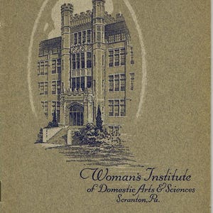 1920s Brooks Picken Woman's Institute Sewing Book 414 Tailored Seams Plackets