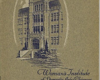 Libro de costura del Instituto de la Mujer Brooks Picken de los años 1920 414 Costuras a medida Tapetas