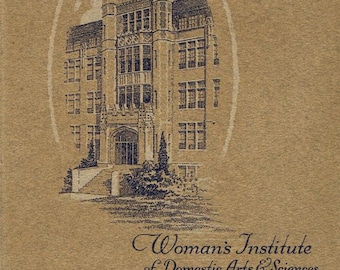 Libro de costura del Instituto de la Mujer Mary Brooks Picken de la década de 1920, 15 bolsillos a medida, edición de 1916