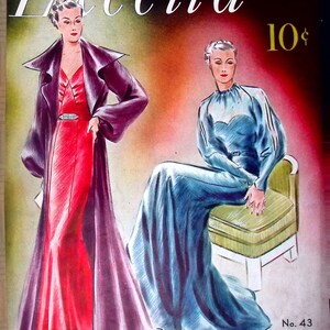 Digital Download 1930s Excella Winter 1935 1936 Quarterly Pattern Catalog 34 pgs