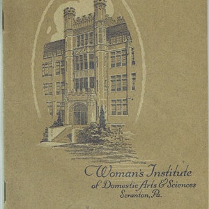 1920s Brooks Picken Woman&#39;s Institute Sewing Book 402-2 Easy Garment Making 1927 Ed