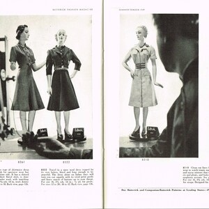 Instant Digital Download Butterick Summer 1939 Pattern Book Ebook Catalog Magazine image 9