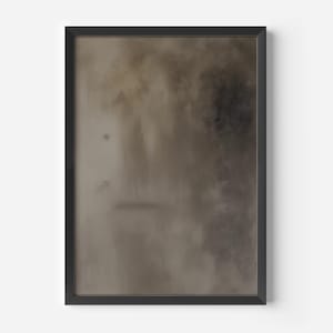 Textural Brown Abstract Art Print: Earthy Farmhouse Decor (Digital Download)