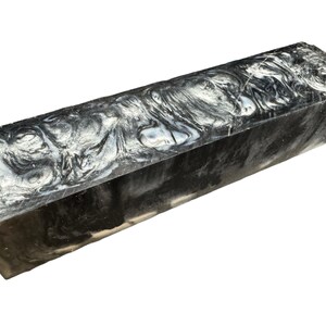 Handle Turning Blank, Alumilite Resin, 1.5x1.5x6, Damascus