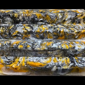 TRANSPARENT Pen Turning Blank, Alumilite Resin, Bling Bling