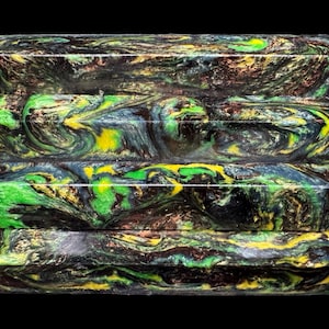 Pen Turning Blank, Alumilite Resin, Creature from the Black Lagoon