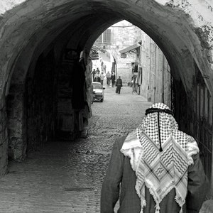 Keffiyeh in the Muslim Quarter  - East Jerusalem