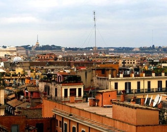 Panorama : Rome from the Spanish Steps