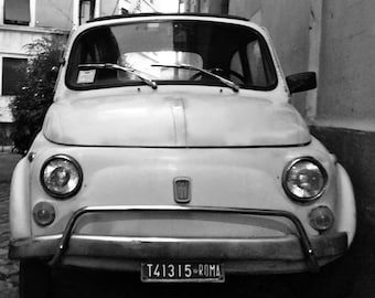 Vintage Fiat Automobile, Travestere, Rome, Italy