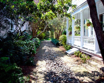 Porch with Storm Door and Inner Patio at Charleston South Carolina