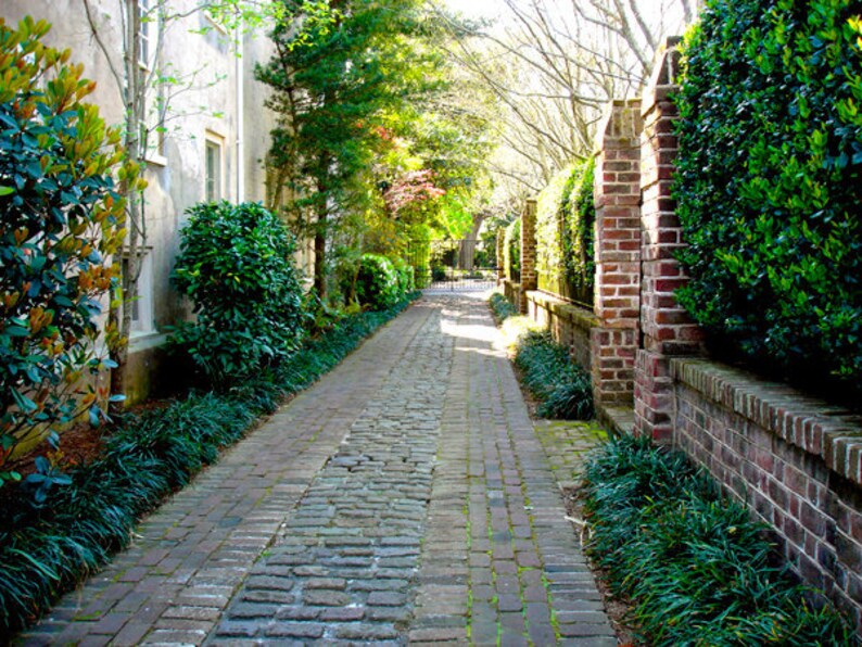 Inner Patio at Charleston South Carolina Etsy
