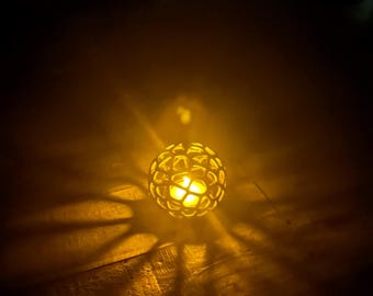 3D Printed Christmas Ornament No Light - Festive Decoration