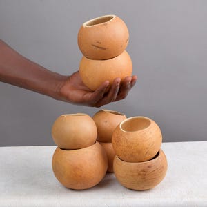Small calabash bowl| calabash art ware| small gourd bowl