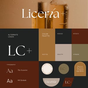 Pacote de kit de identidade de marca premium personalizado e criativo para empreendedores, logotipo de pequenas empresas, fontes, cores, conjunto de serviços de design de mídia social