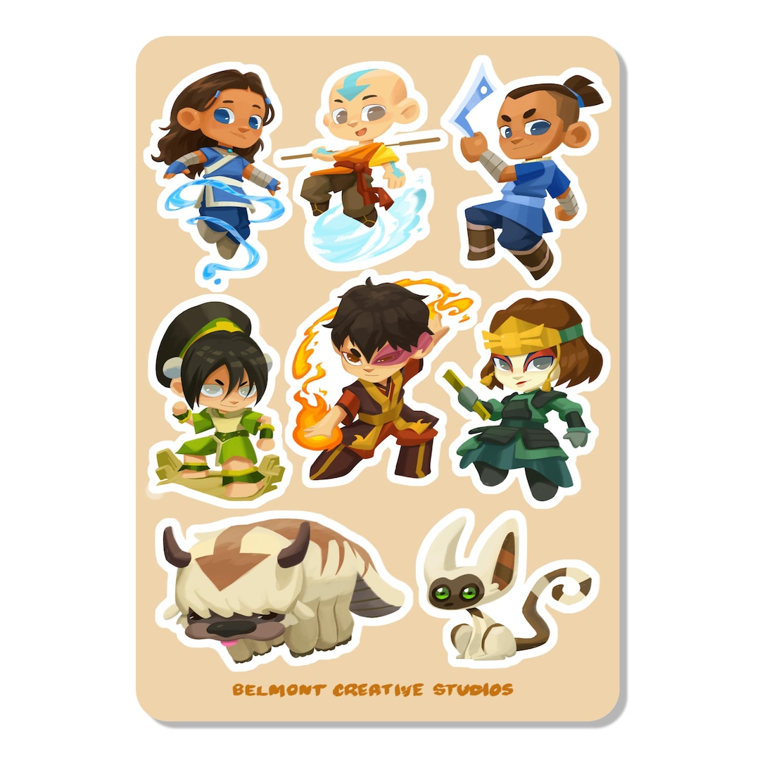 Avatar Operator Id Sticker Avatar Sticker Sheet - Etsy