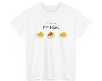 Deviled Egg Humor T-Shirt - Funny Foodie Thanksgiving Tee