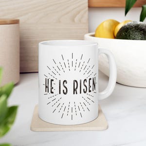 He is Risen - keramische koffiemok