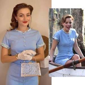 Allie - The famous movie inspired pencil dress 1940s 1950s custom