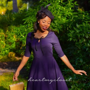 BELL swing - vestido rockabilly vintage inspirado en los años 40 años 50 hecho a medida