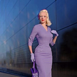 Gold pin up shop dress