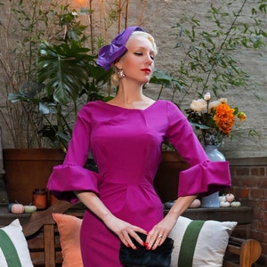 MILA fuchsia - Promi-Kleid inspiriert von maßgefertigten Bleistiften