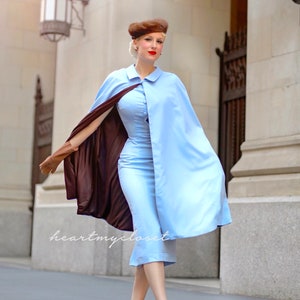 Claudia Cape and Dress Vintage 1950s Inspired Outfit Custom Made - Etsy