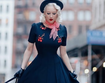 JILL 1950s Rockabilly Vintage Inspired Dress Celeb Inspired 