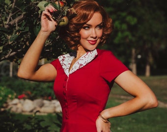 Robe De Mariée Bohème Vintage Dentelle Col Montant Dos Ouvert