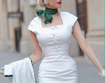 KELLY - DRESS ONLY - famous 1950s vintage dress inspired rockabilly custom made