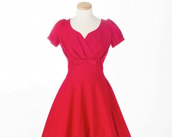 REESE swing or pencil vintage dress inspired from custom made