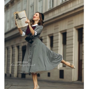 Vintage button down dress cheap