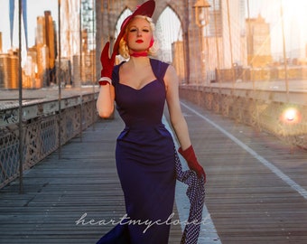 JILL 1950s Rockabilly Vintage Inspired Dress Celeb Inspired 