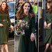 kate middleton dress green EVELYN celeb inspired dress custom made Aline