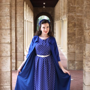 ROSA coat- vintage inspired swing coat rockabilly vintage custom