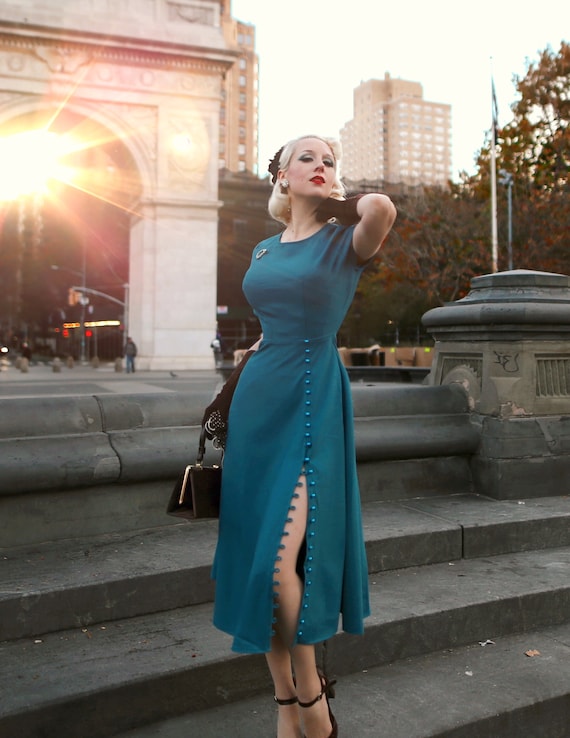 Dress made of sale buttons