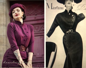 JANET 1950s rockabilly vintage inspired dress celeb inspired