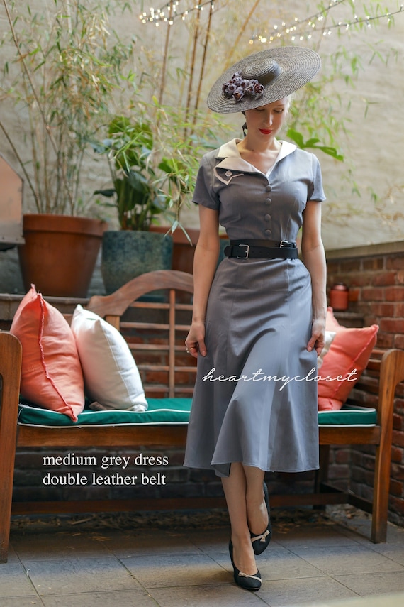 ハーリップトゥ　Houndstooth Belted Mermaid Dress Houndstooth Belted Mermaid Dress ハーリップトゥ 【公式通販】