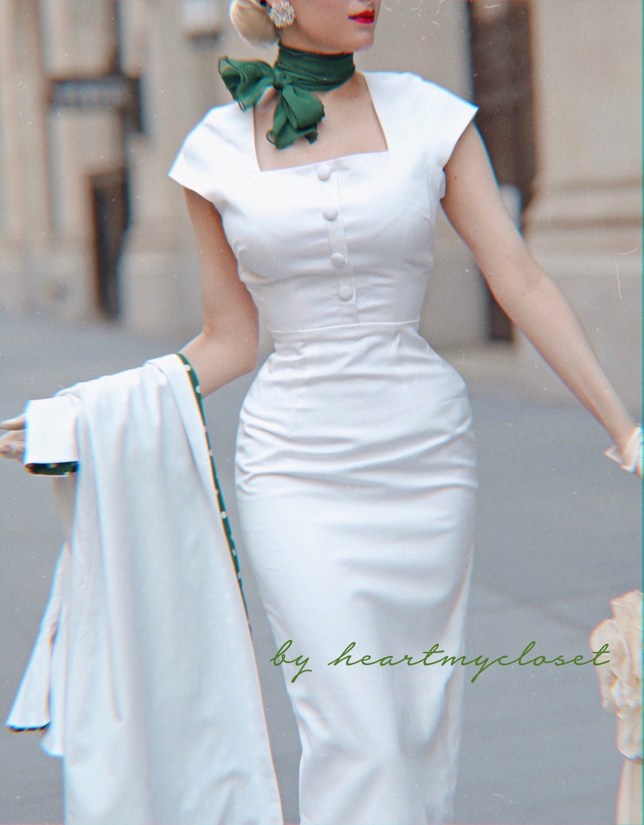 KELLY - DRESS ONLY - Famous 1950s Vintage Dress Inspired Rockabilly Custom  Made - Etsy
