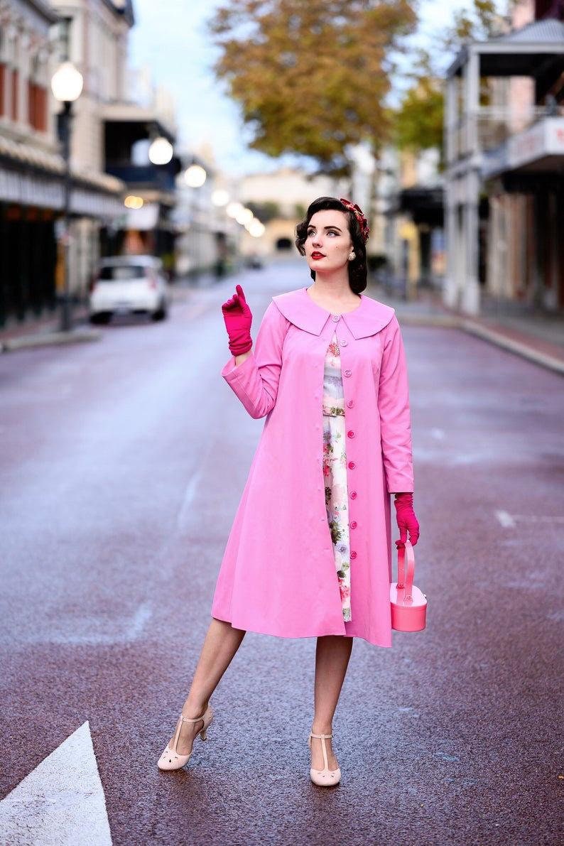 Dress Like the Marvelous Mrs. Maisel Monica coat - vintage tv inspired coat custom made $110.00 AT vintagedancer.com