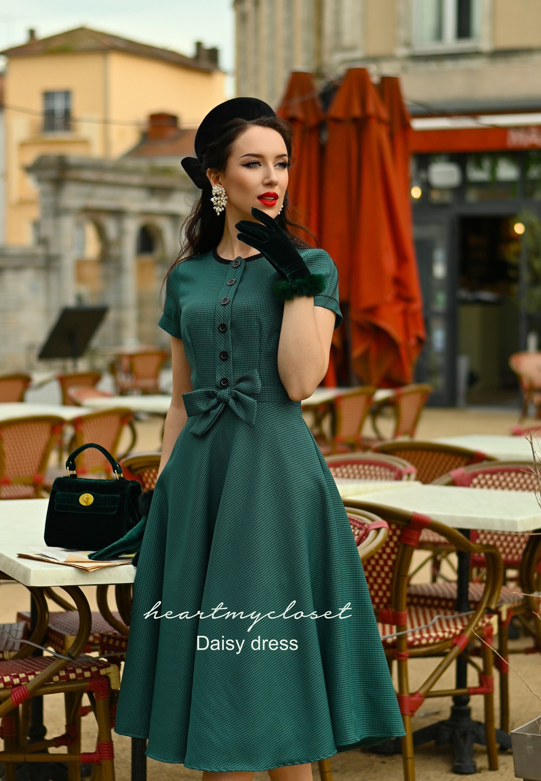 DAISY - famous 1950s vintage dress inspired rockabilly custom made DAISY - famous 1950s vintage dress inspired rockabilly custom made